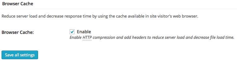 W3 Total Cache browser cache