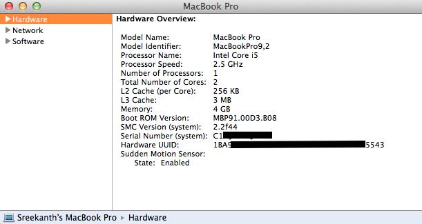 Find Mac UUID