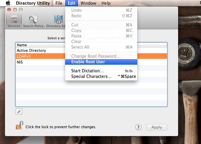 How to enable root user in Mac
