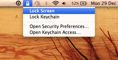 lock mac screen