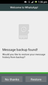 backup and restore whatsapp