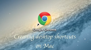 create desktop shortcuts mac