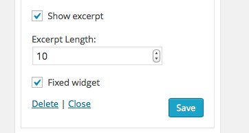floating sidebar widget wordpress